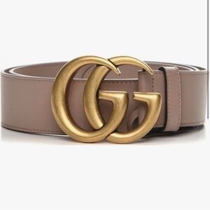 Gucci GG Marmont Belt Dusty Pink